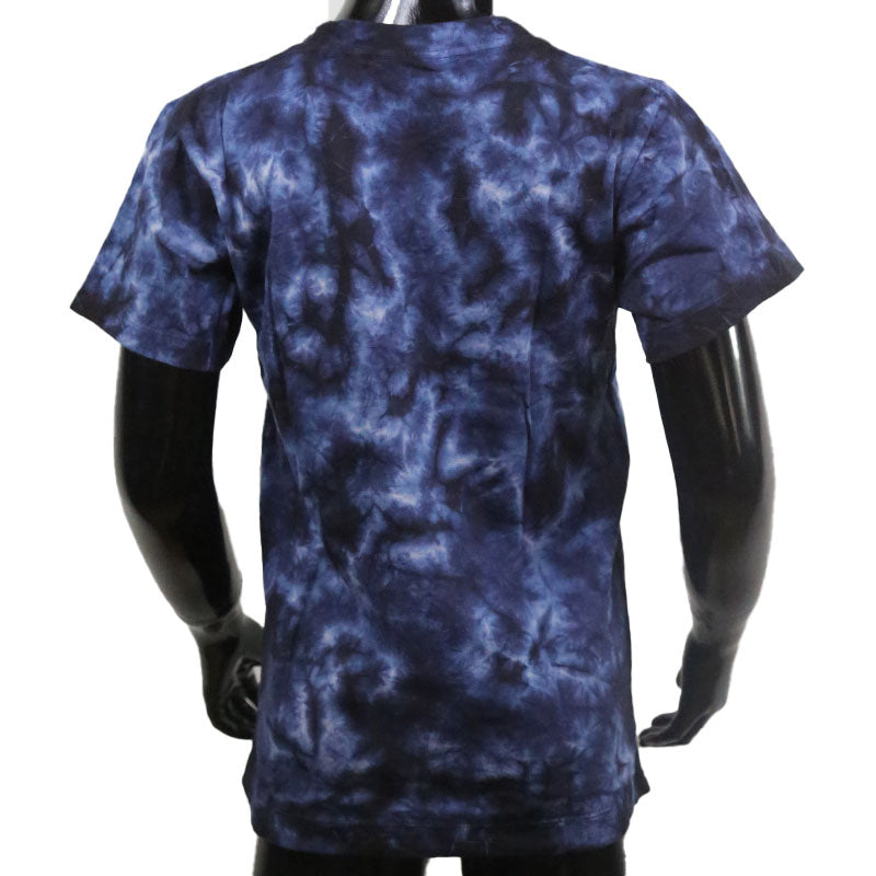 Wolfs T-Shirt für Kids - Indianisches Naturmotiv in blau