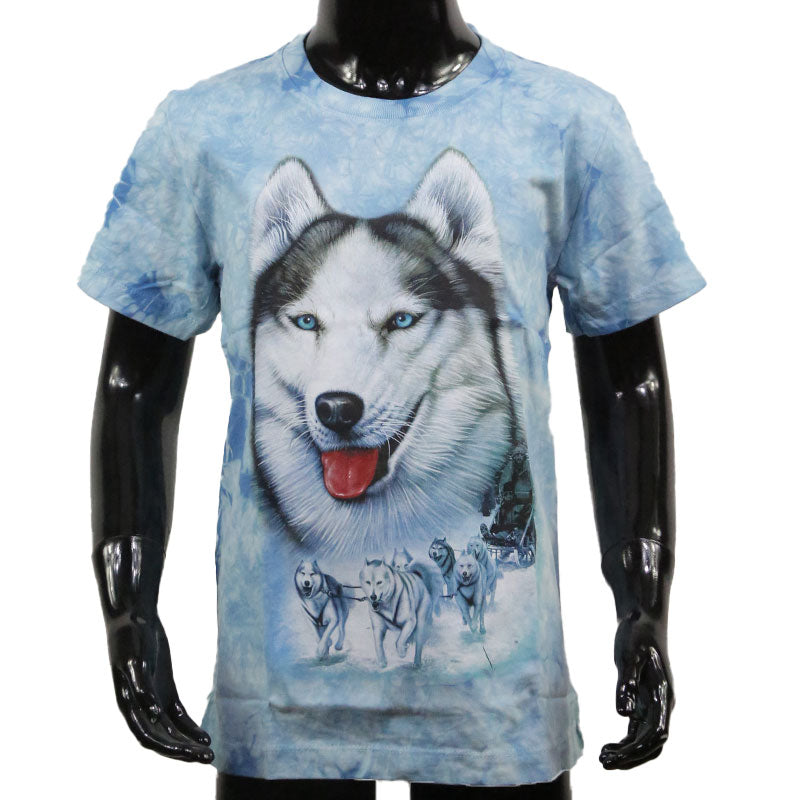 Kinder T-Shirt Husky im Schnee - Cooles Hundemotiv für kleine Entdecker